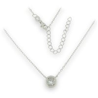 Collana Domar Gioielli Donna Collana argento 925 punto luce in Argento Cubic Zirconia NZA087780